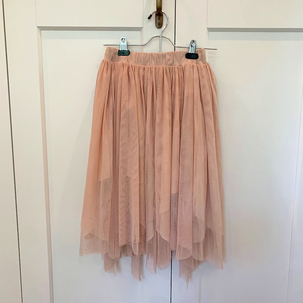 Blush Pink Tulle Skirt
